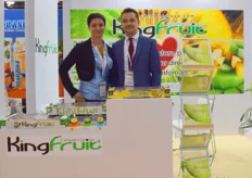 Cristina Stanate and Roman Doncherta from Italian kiwi producer King Fruit.