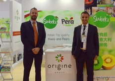 André Broie and Alessandro Pernigo from Origine Group.