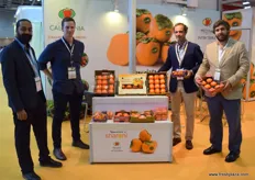 Jasmeet Sahni, Alex Reed (Tomatoes NZ), Juan Sober Echevarria and Borja Uriguen from Interterra. Sharon fruit is their main product.