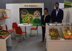 Yolare Japhet from Galicia Food & Drink and Jose Piñero Ayso from Spanish company Kiwi Atlantico.