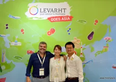 Claas van Os, Shoko Hara and Jake Sun of Levarht. Shoko and Jake represent Levarht in Japan and China respectively.