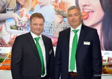 Marcel van der Linden and Dick van der Harst from RedStar. The Dutch tomato is the following item on the list to be promoted for market access to China, after the Dutch pear and bell pepper have successfully gained access.