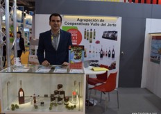 Pedro García from Agrupación de Cooperativas valle del Jerte. This is a producer's group of plums, figs, cherries among others.