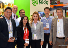 Rijk Zwaan's international team left to right: Apinun, Jan Doldersum, Doddamani H.P., Rara Dewayanti, Frances Tolson, Hai Su and Vincent van Wolveren