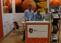 Eduardo Talavera from SBC, Juan Carlos Rivera from APEM and Carlos Zamorano from Provid. Last two are Peruvian producer and exporter associations, APEM for Mangoes and PROVID for Grapes.