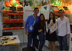 Fabio Contreras, Daniela Manjarres, Y Chen and Pablo Soler from Ocati. Colombian producer and exporter of exotic fruit from Peru, Ecuador and Colombia.