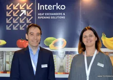Chris B. Maat, export manager, and Anna Zegveld, business development manager, at Interko.