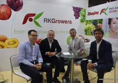 Kevin Auyeng, Carlo Ligna, Marco Rivoira and Alberto Raviolo from Italian company RK Growers.