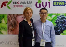 Daniela Ballatore and Kevin Auyeng from RK Growers.