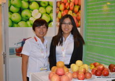 Pai Qian and Zoe Yan of Far East Jiankai Technology.