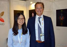 Sylvia Xu and Christian de Haas of Leopard Fruit. Leopard Fruit was founded by Jaguar the Fresh Company.