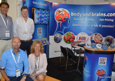 The team of Body and Brains with Jacques Luteijn, Robbert Leisink, Angelo Sinack and Carolien Luteijn.