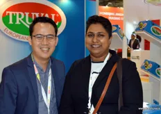Tai Seng Yee together with A Retna Malar Subramaniam of All About Fresh Produce from Malaysia