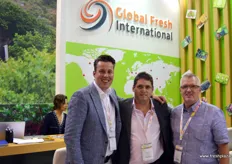 Arie van Helden, Mark Ibanez Edminston and Robin Johnson are representing Global Fresh International