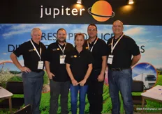 The team from Jupiter – Matt Burke, Andrew Grantham, Ashley Teng, Mark Tweddle and Rian Oosthuizen.