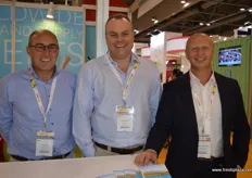 Pieter Kok, Xavier Murray from Cape Five with Patrick Broadhurst from Univeg.
