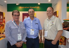 John Moore – Summerfruit Australia, Peter De Maio and Scott Dunk.