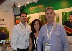 Brett Jackson with Hani and Richard Byllaardt at Sevenfields.