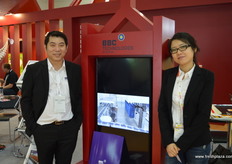 Stanley Lim and Helen Wang at BBC Technologies.