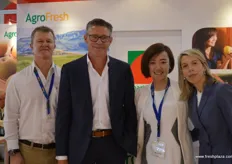 Nicholas Saunders, Peter Vriends, Anpele Jiang and Chiara Anemolo at AgroFresh.