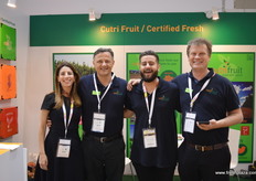 Lisa and Dion Santamaria with Adrian Cordoma and Mark Pidgeon at Cutrifruit.