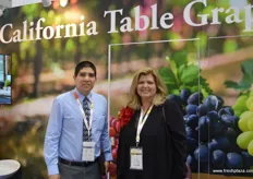 Fabian Garcia and Susan Day at Californian Table Grapes.