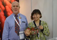Mack Ramsay and Fang Liu at Californian Strawberries, Californian strawberries got as remit to start shipping to China recently.
