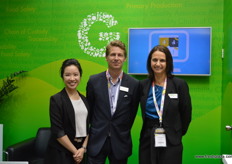 Alice Li, Ami Von Beyme and Belinda Millard at Global Gap.