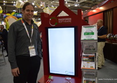 Andrew Stewart at Radfords Software. The company provides packhouse software and have just doing business in Australia.