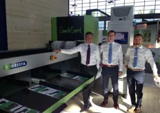 Erik Leerdam (left) and his colleagues from Greefa. Greefa started a new company in Italy and Erik leads this company. Greefa sees a lot of chances in the North of Italy: the appelregion of the country.
