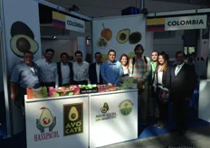 Colombia was with some different companies. On the picture people from the next companies: FLP, Hass Colombia, CCI, La Hondura. Hasspacol, Campuzano, Jardin Exotics and Asohass.