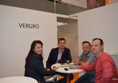 Many visitors at the Vergro booth.