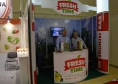 Top fruit company Fresh Time from Moldavia, Vitaly Obrijany and Alex Baleachin.