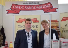 Adrian Paruch and Joanna Wojtyszyn from Grupa Sadownicza, Owoc Sandomierski Sp. z.o.o.