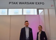 Marcin Nowak and Katarzyna Piecha from PTAK Warsaw Expo.