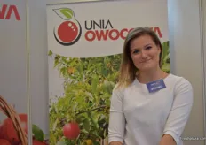 Karolina Kaminska from Unia Owocowa, Manager of Bicolored Apples from Europe.