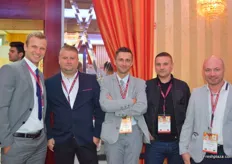 (From left to right) Mateusz Gora from IFCO, Dariusz Najdek and Dominik Stankowski from Net Profit Warzywa & Owoce Sp. z.o.o., Piotr Nowakowski and Krysztof Markiewicz from Marki Pol.