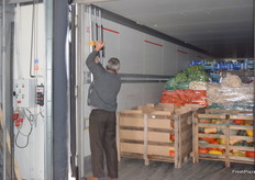 Customer order loaded on the truck and ready for dispatch.