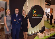 Stand of Agrofresh Export Consortium. They mention the good garlic campaign this year.