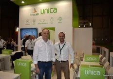 Representatives of Unica and Grupo AN, two large agro-food companies which have decided to join forces.