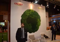 David Franco, promoting the brand Cricket, about to start with the broccoli campaign.