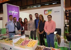 Stand of Explum, producers and exporters of stonefruit, experts in plums.