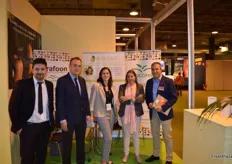 Rubén Cervera, manager of Fruit Audit; José María Pozancos, General Director of Fepex; Iria Campos and Alba Difo-Bouloumé, of Eucofel and FernandoP. Gómez, Manager of Proexport.