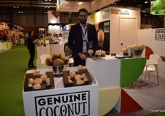 David Amorós, sales representative for the Middle East and North America of Genuine Coconut, an innovative format for fresh and organic coconut juice which is expanding to many countries.