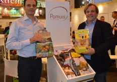 Dirk Cornelis, left, and Ben Muyshondt of Pomuni. This company produces potato purée and frozen potato products besides a wide range of consumption potatoes.