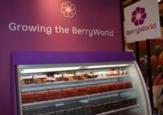Berry World showed a wide range of soft fruit and a line of processed fruit.