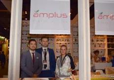 Michal Knop, Marek Knop and Magdalena Domzalska from Amplus.