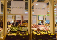 The GoldSad stand in the Polish pavilion.