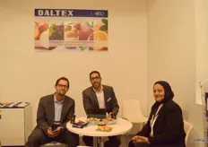 Mahmoud Ahmed Riad, Ahmed Tawfik from Daltex and Marvat Khalifa from EECA (Egypt Expo and Convention Authority).