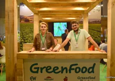 Toni Gil and Juame Vilaseca at the SP Greenfoods stand.